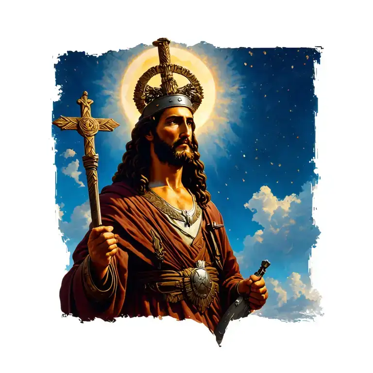 Soldier Of God Jesus Walking