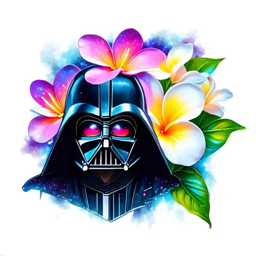 Darth Vader Galaxy Background Plumerias