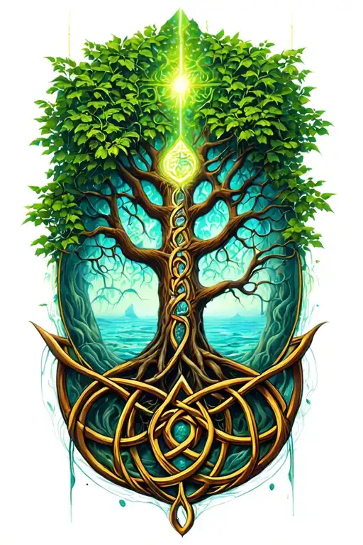 Crann Bethadh Celtic Tree Of Life