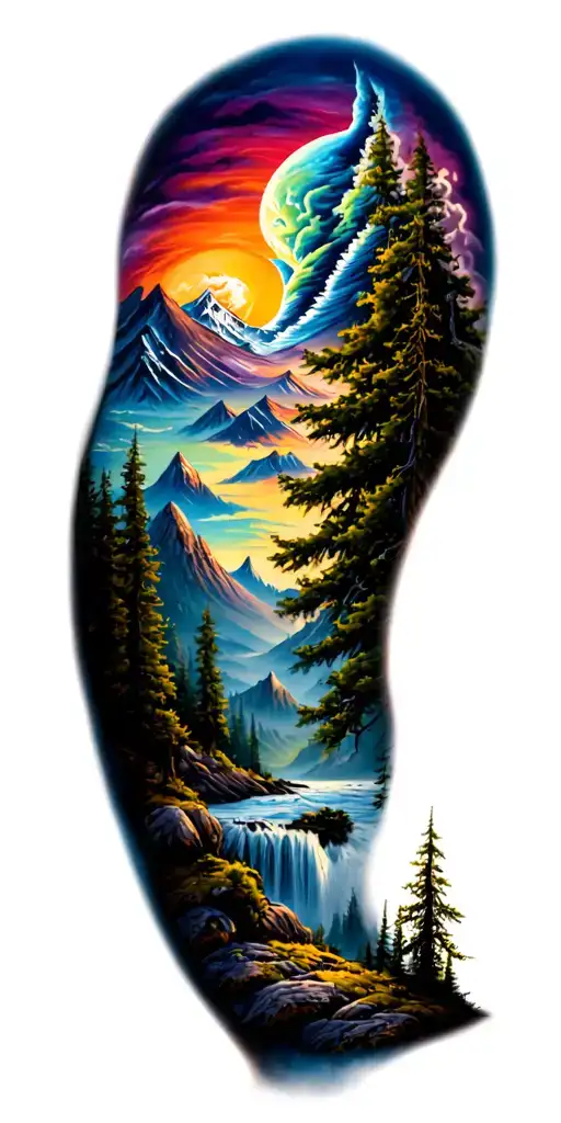 Grateful Dead Mountain Landscape