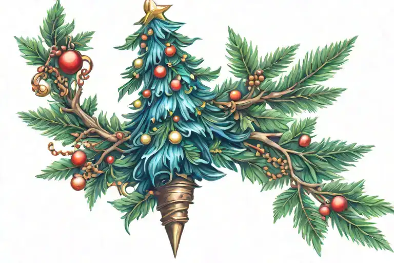 Easy To Paint Christmas Tree