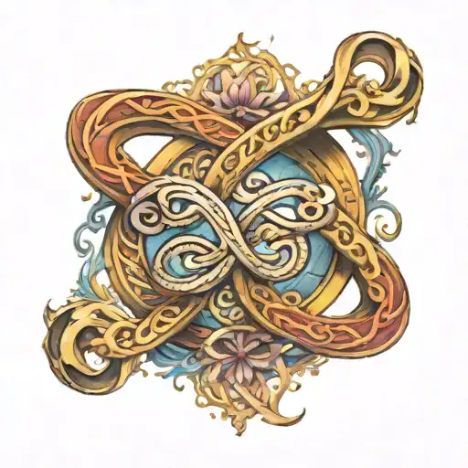 Infinity Symbol With Initials Fjz