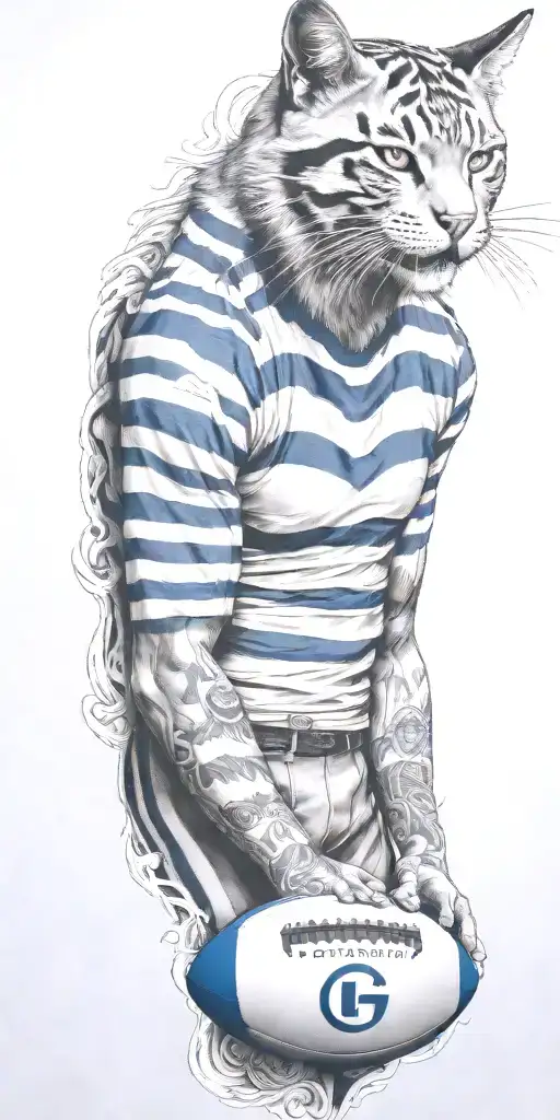 Geelong Cats Football Club Afl Stadium In Background