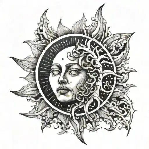 Sun Wrapped Around Moon