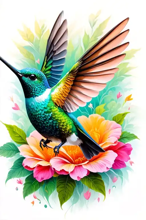 Hummingbird Hovering