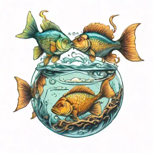 Two Souls Swimming In A Fish Bowl