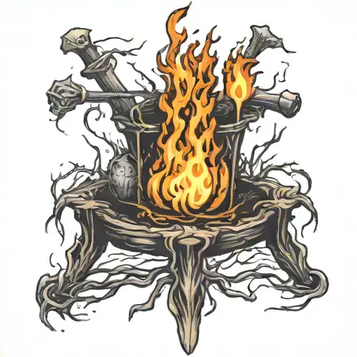Bonfire Dark Souls