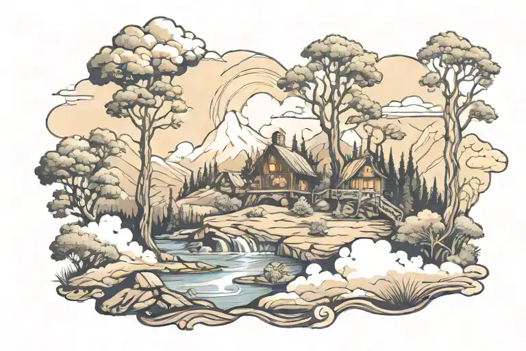 Smoky Mountain Scene