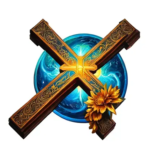 A Picture With An Inconspicuous Christian Cross