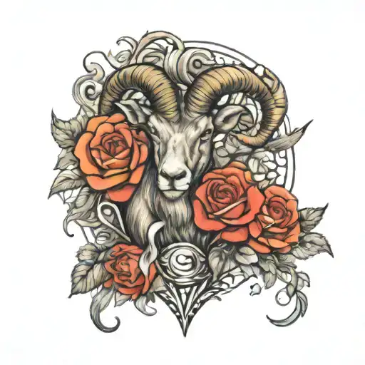 Aries And Roses