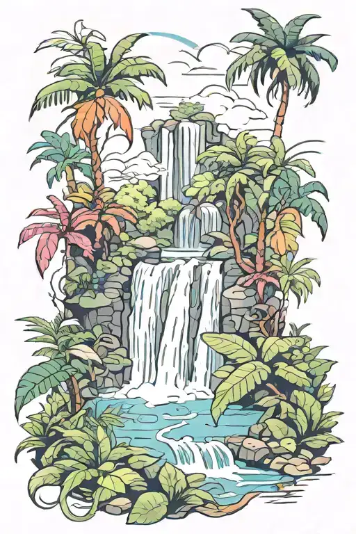 Waterfall Rainforest