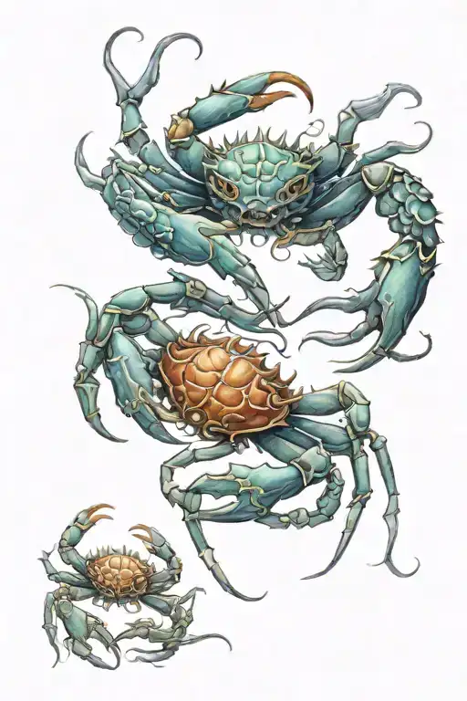 Leo Dragon Crab Surrounded