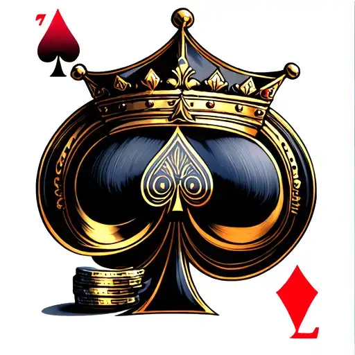 Ace Of Spades With Crown