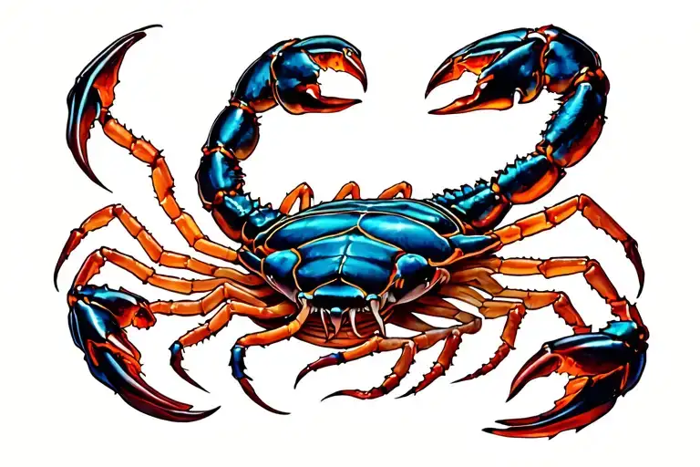 Scorpio Zodiac Sign Intertwined