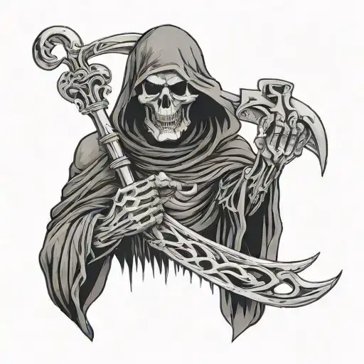 Grim Reaper Holding