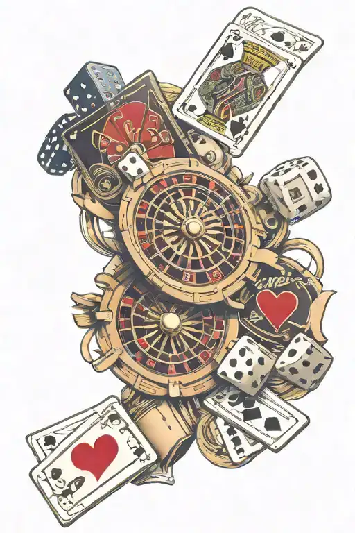 Gambling Themed Sleeve