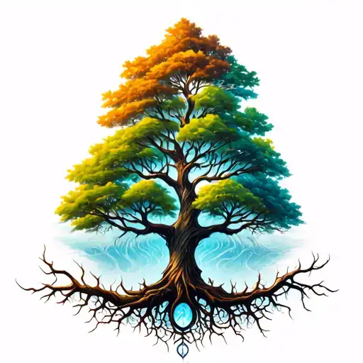 Tree Of Life With Roots