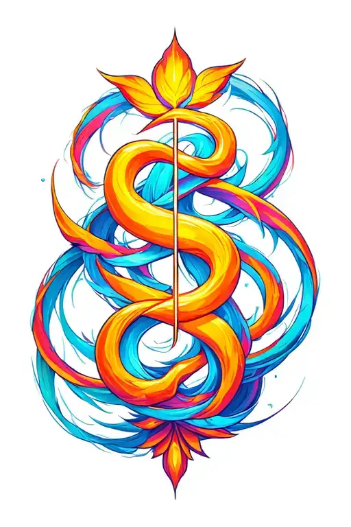 Anime Symbol Intertwined