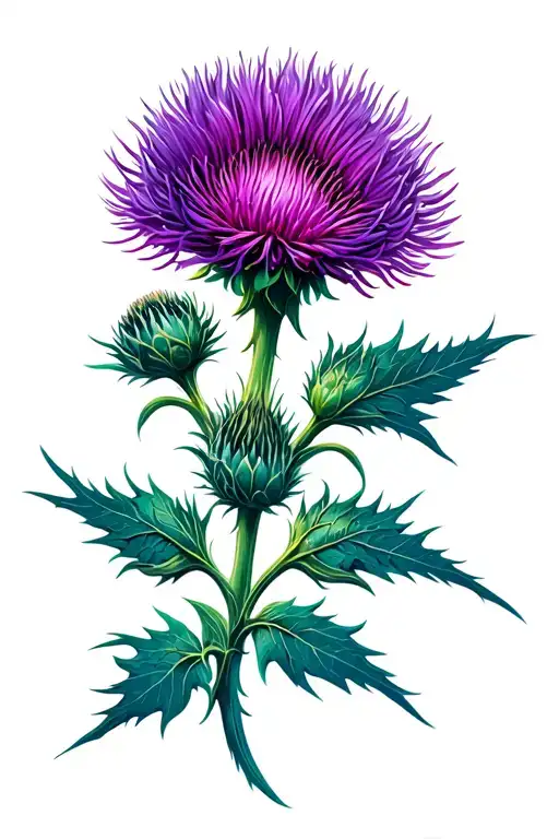 Thistle Flower
