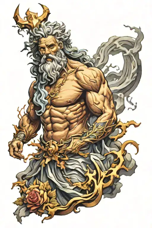 Zeus With Lightning