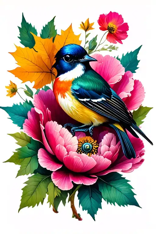 Peony Poppy Anemone Maple Leaf Octupus Robin