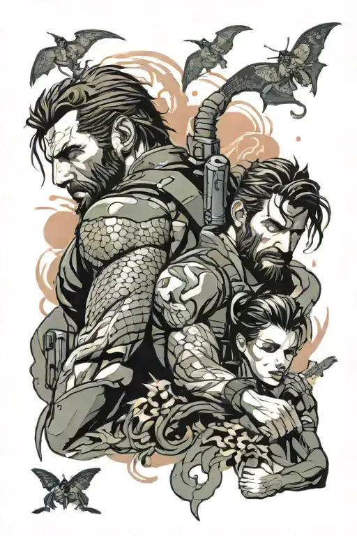 Metal Gear Solid Venom Snake And Quiet