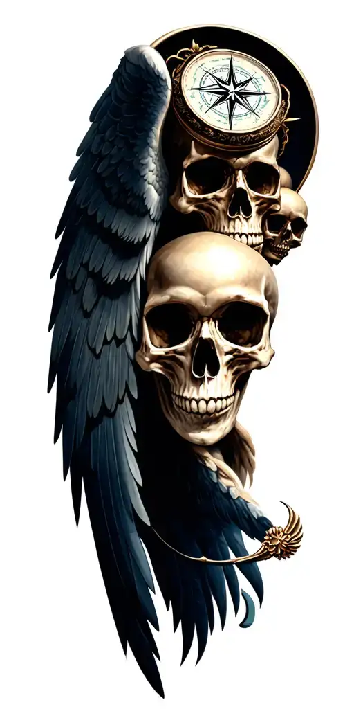 Family Skull Compass Death Angel