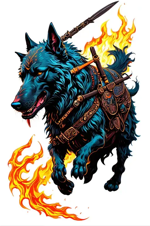Wild Hunt Spectral Rider On A Hell Hound