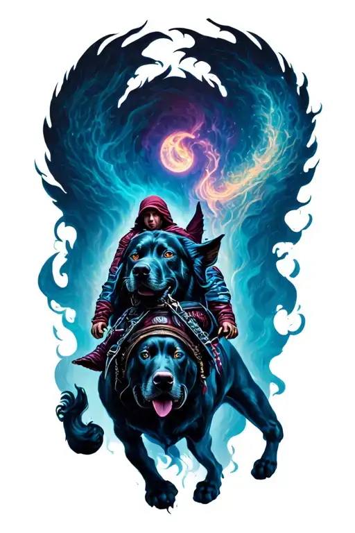 Spectral Rider On A Hell Hound