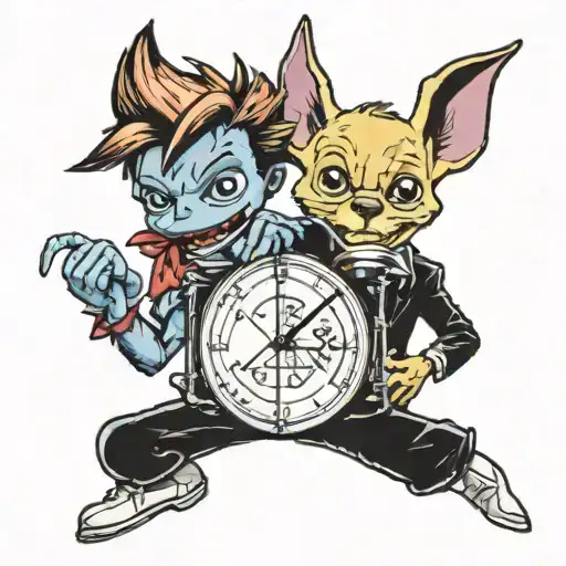 Stitch And David Bowie Ziggy Stardust