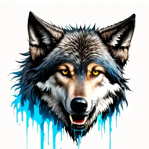 The Wolf Tearing The Skin