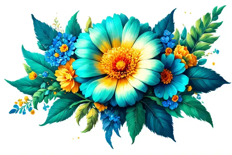 September Birth Flower Intertwined