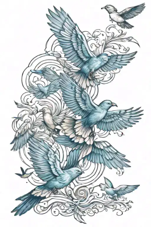 Birds Soaring