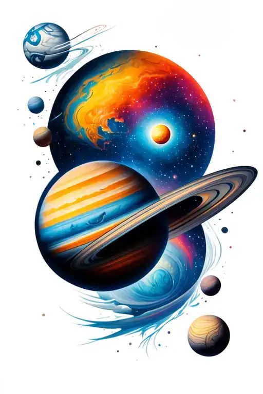 Universe With Sports Planets