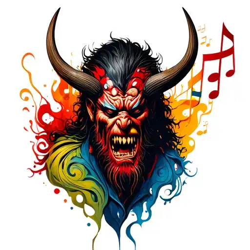 Berserker With Musical Notes