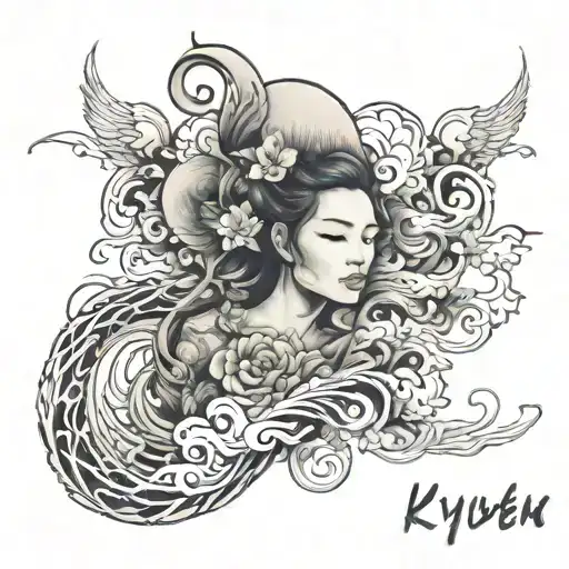 Full Arm With Ky Duyen Name Written