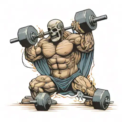 Phantom Lifting Weights With Determination