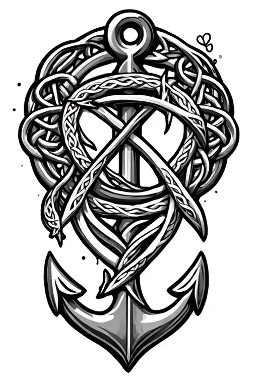 Celtic Knot Time Anchor Love Father