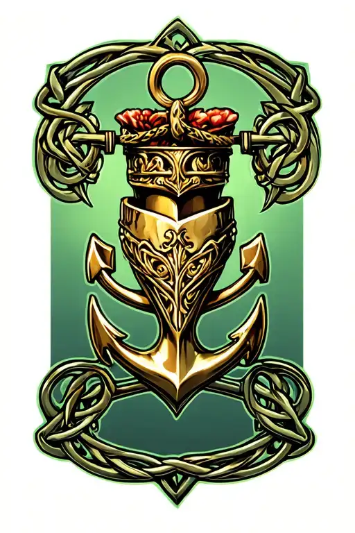 Celtic Claddagh Ring Anchor
