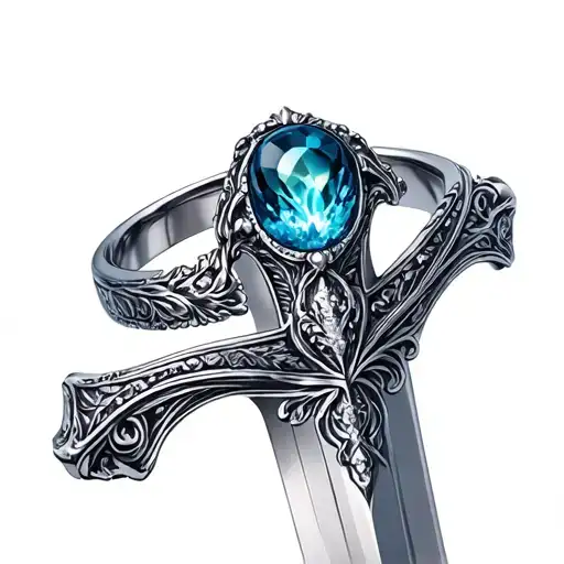 Wedding Rings Sword