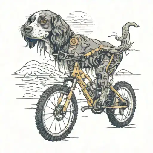 Post Sludge Metal Wild Cross Country Mountain Bicycle Mountains River Spaniel Breton