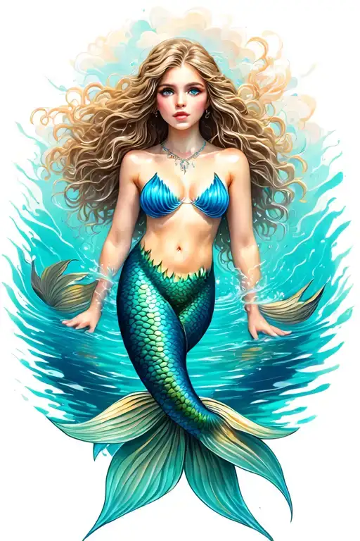 Mermaid Swimming