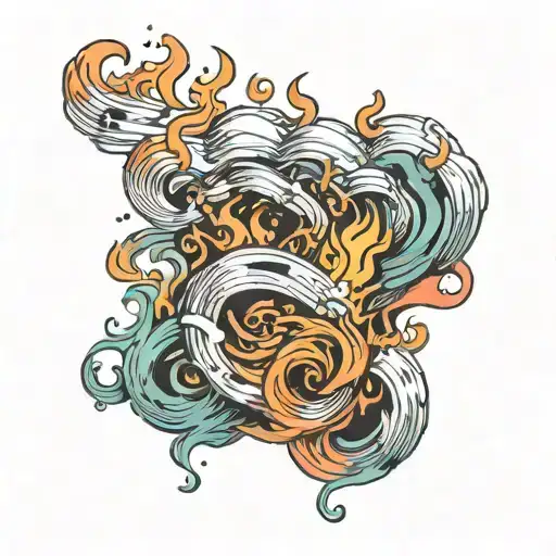 Whimsical Flames Wrapped Around The Lyrics What A Lovely Way To Burn