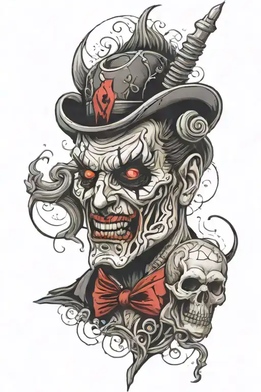 Horror Movie Villian Tatto