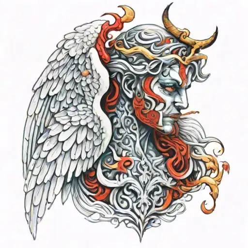 Angel Demon Half Angel