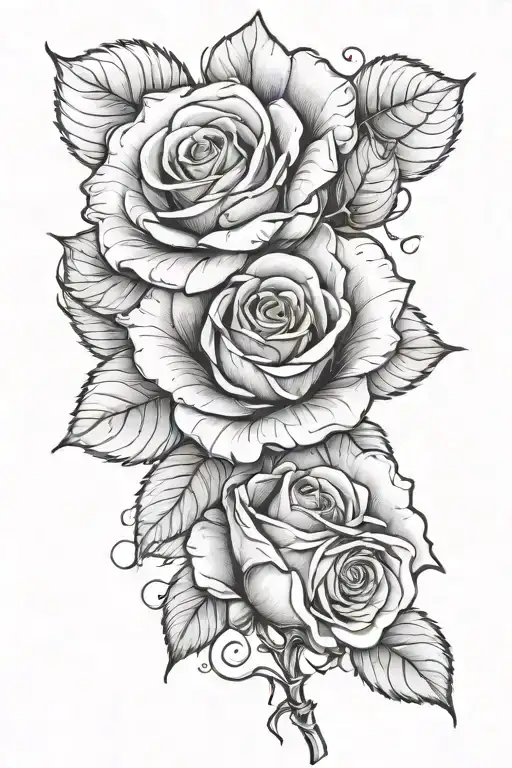 Rose With Kids Names