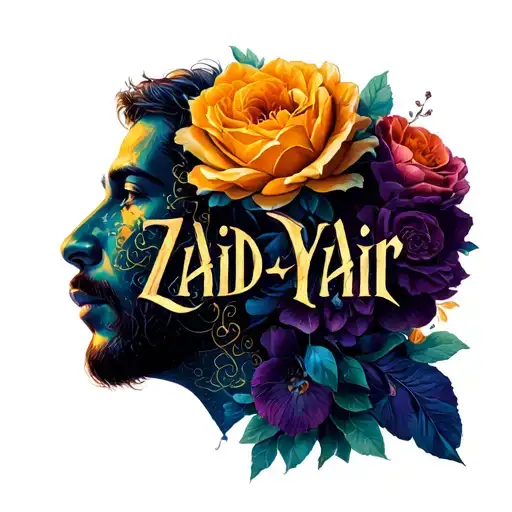 Name Of My Children Zaid-yair Written Inside