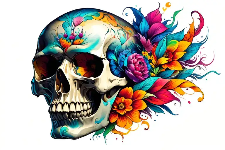 Trippy Skull