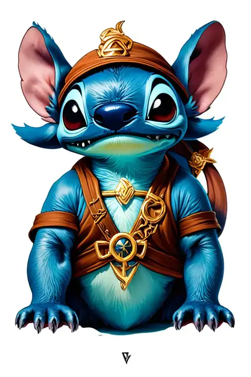 Stich And The Legend Of Zelda