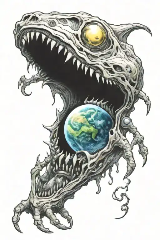 Space Monster Emerging